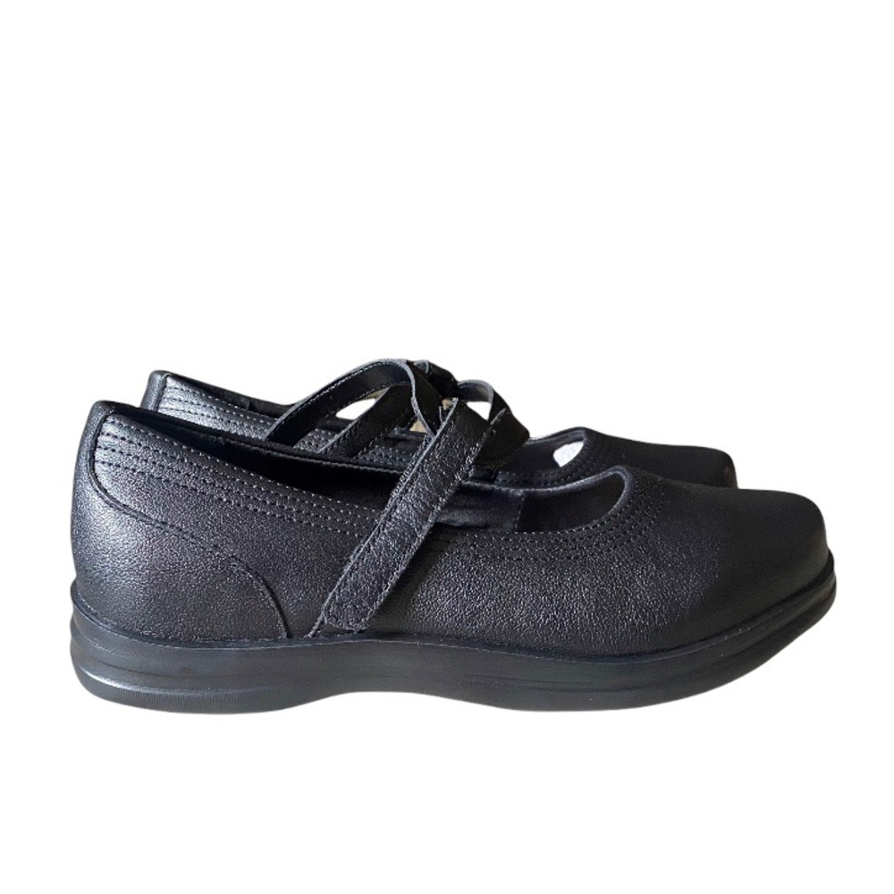 Apex | petals Janice Mary Jane black wide width